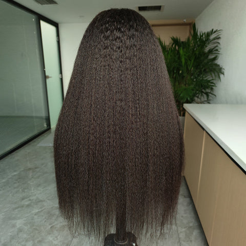 250% Density 13x4 Lace Frontal Wig Yaki Hair